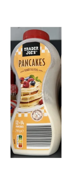 Суміш для приготування Панкейків Trader joes Pancakes schuttelteig Трейдер джой Порошок для млинців 210г - 1
