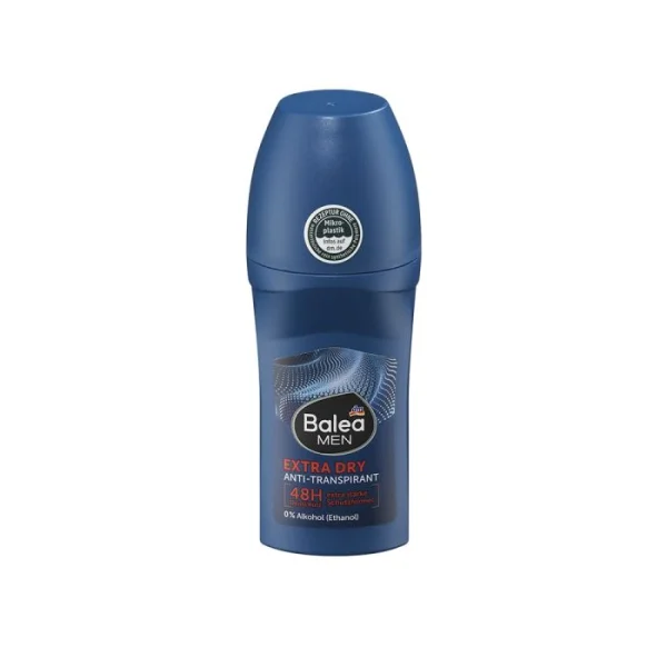 Антиперспірант Чоловічий Сенсітів Кульковий Balea Men Extra Dry 48h Roll-On Antitranspirant Балеа Екстра захист Шарик 50мл - 1