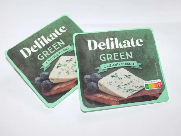Сир з цвіллю Зеленою Delikate Green z Zielona Pliesnia Делікат брусок Трикутник Контейнер 100г - 1