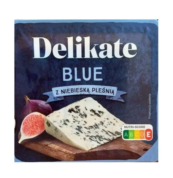 Сир з цвіллю Блакитною Delikate Blue z Niebieska Pliesnia Делікат брусок Трикутник Контейнер 100г - 1