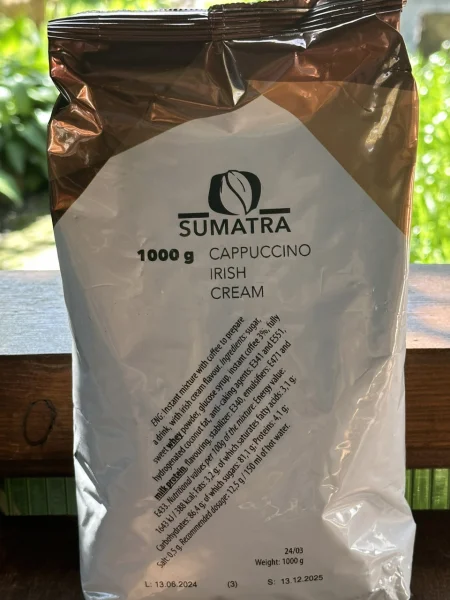 Капучіно розчинний Sumatra Cappuccino Irish Cream Суматра напій Ірландські Вершки Пакет 80 порцій 1кг - 1