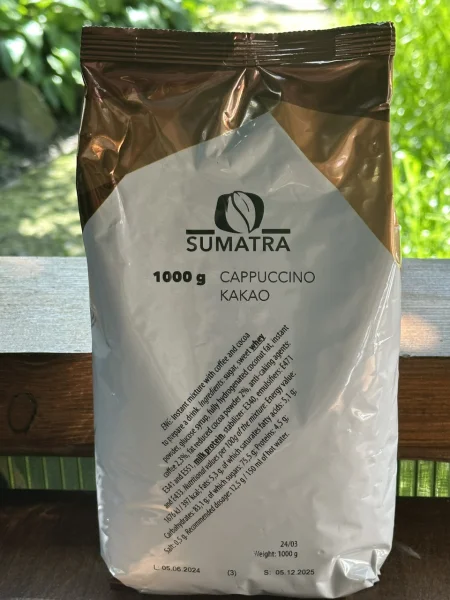 Капучіно розчинний Sumatra Cappuccino Kakao Classic Cream Суматра напій Класичний Какао Пакет 80 порцій 1кг - 1