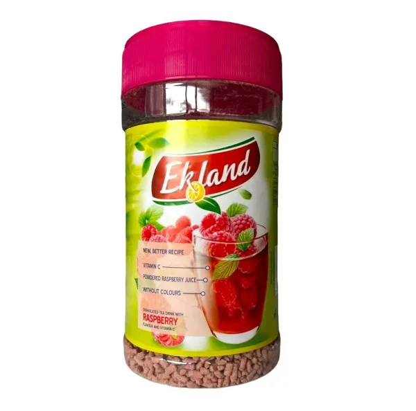 Чай гранульований розчинний Ekland Lemon Raspberry зі смаком Малини Банка з кришкою 350г - 1