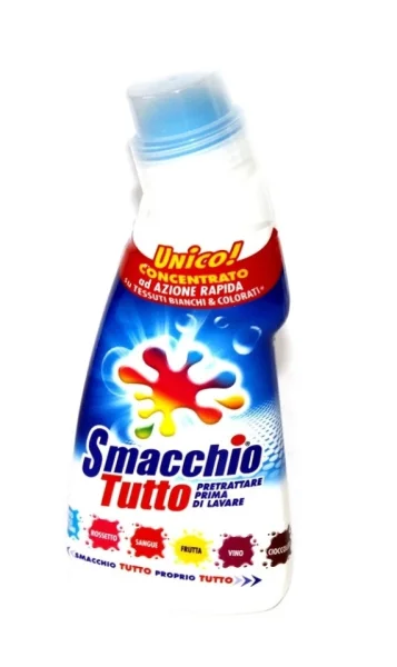 Плямовивідник Дорожній з Щіткою Smacchio Tutto Pretrattare Prima Di Lavare Смачіо Тутто для Білих і Кольорових речей Тюбик 250мл - 2