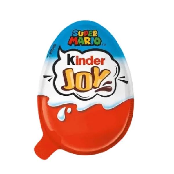 Шоколадне яйце з Іграшкою Kinder JOY Super Mario Series Surprise Blue Кіндер Джой Супер Маріо Сюрпрайз Блакитне 20г - 2