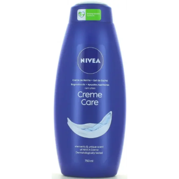 Гель для душа для Догляду Nivea Creme Care Mircoplastic Free Нівеа крем Живлення і турбота формула без Мікропластику 750мл - 1