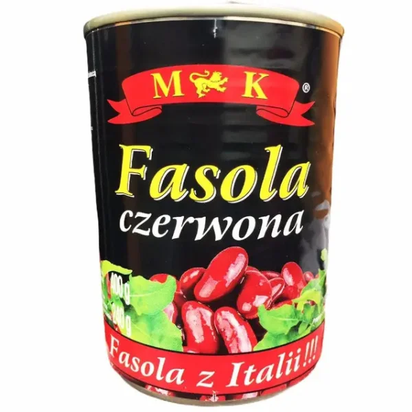 Квасоля Боби консервовані M&K Fasola Szerwona Konserwowa Red Beans МК Червона в власному соці ЄвроБанка 400г - 1