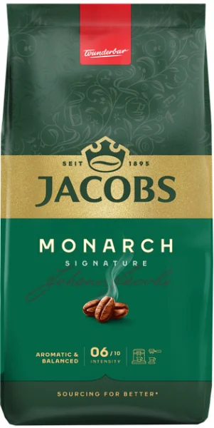 Кава в зернах Jacobs Monarch Signature Aromatic&Balanced Якобс Монарх Збалансованй аромат Арабіка 1000г - 2