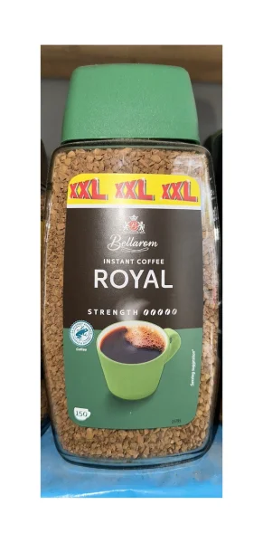 Кава розчинна Bellarom Royal XXL Instant Coffee Беларом Ройял Міцна в гранулах 150порцій 300г - 1