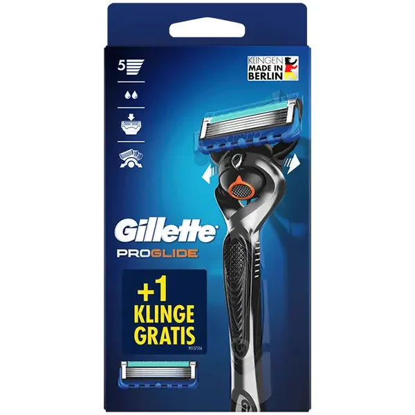Набір Бритва для гоління та Касета Чоловіча Gillette ProGlide Джілет ПроГлайд Змащувальна змужка 5лез 1шт - 1