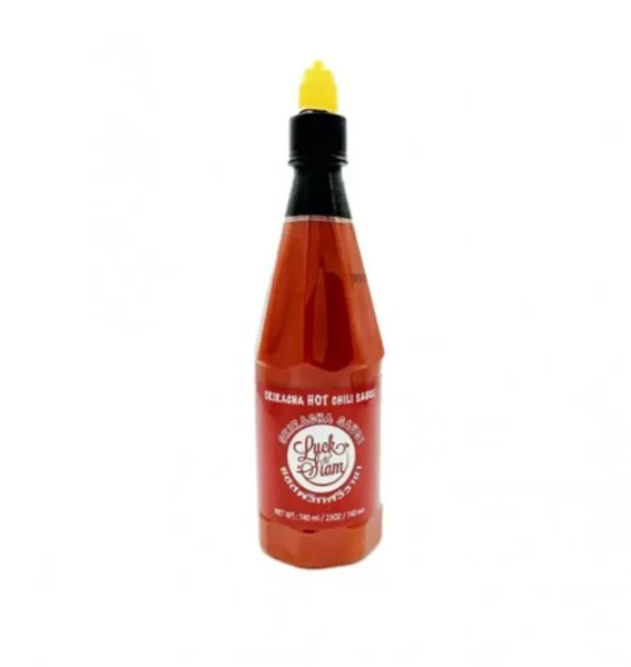 Соус Шрірача Екстра гострий з дозатором Чілі Luck Siam Sriracha Sause Hot Chili Лак Сіам Шрирача з чилі Червоний 740мл - 1