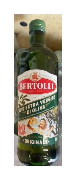 Олія оливкова екстра вірджин Bertolli Olio Extra Vergine di Oliva Originale Oil Бертоллі Класична першого холодного віджиму 1000мл - 1