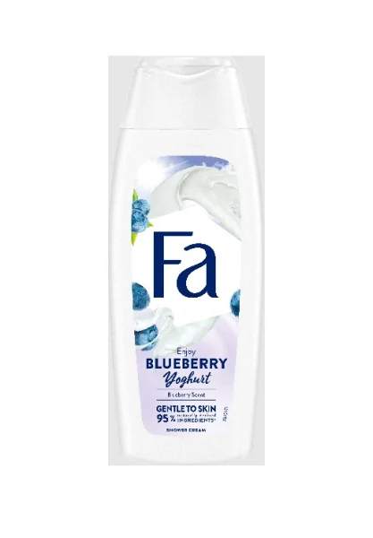 Гель Крем для душу Fa enjoy Blueberry Yoghurt Gentle skin Shower Cream Фа Чорничний кремовий йогурт 400мл - 2
