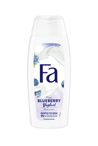 Гель Крем для душу Fa enjoy Blueberry Yoghurt Gentle skin Shower Cream Фа Чорничний кремовий йогурт 400мл - 1