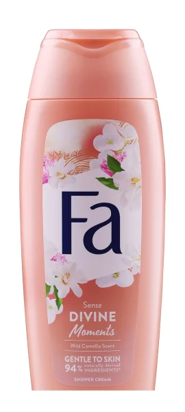 Гель Крем для душу Fa sense Divine Moments with Camellia scent Shower Cream Фа Аромат Камелії кремовий 400мл - 1