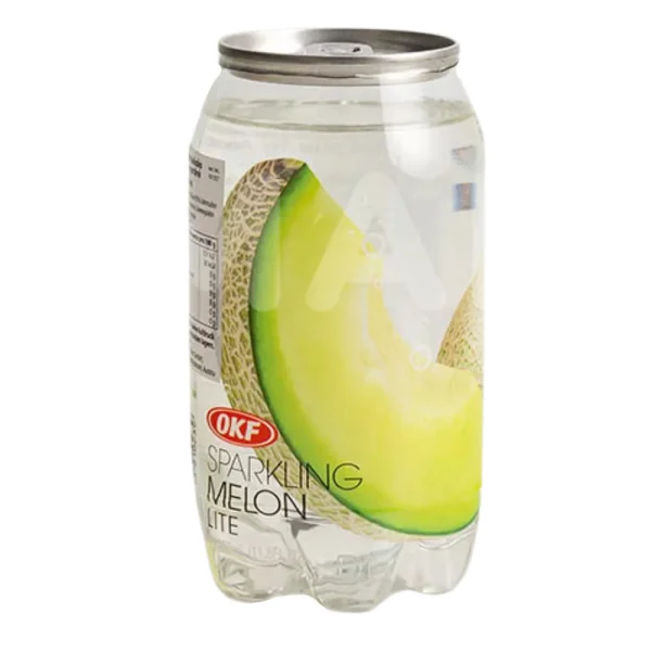 Напій газований освіжаючий OKF Sparkling Melon Окф Ігриста Диня Лимонад Баночка 350мл - 1