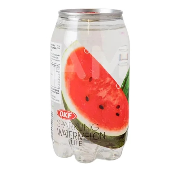 Напій газований освіжаючий OKF Sparkling WaterMelon Lite Окф Ігристий Кавун Лимонад Баночка 350мл - 1