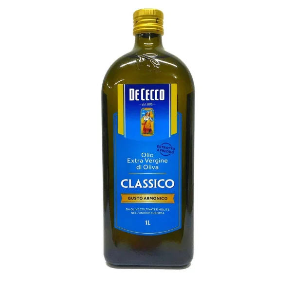 Оливкова олія De Cecco Classico Olio Extra Vergine di Oliva Gusto armonico Де Чекко перший Холодний віджим Гармонійний смак 1л - 1