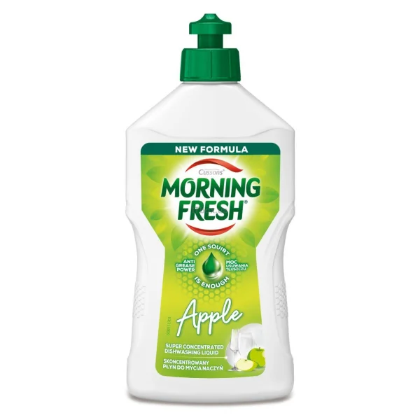 Гель для миття посуду Morning Fresh Super Concentrated Dishwashing Liquid Anti Greese Power Apple Монинг Фреш Яблуко 900мл - 1