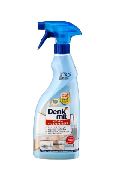 Заcіб очисний для кухні Універсал Спрей Denkmit Küchen-Hygiene Reiniger Денкміт від запахів та бруду Дезінфікуючий 750мл - 1