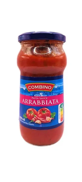 Соус Арабьятта Combino Arrabbiata Pasta Sause Комбіно до макарон томатний з гострим перцем склобаночка 400мл - 1