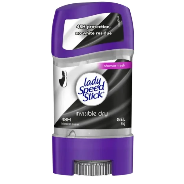 Гель Антиперспірант дезодорант Жіночий Стік Lady Speed Stick Shower Fresh Gel Invisible Dry 48h Ладі Спід Стік Захист від Плям 65г - 1
