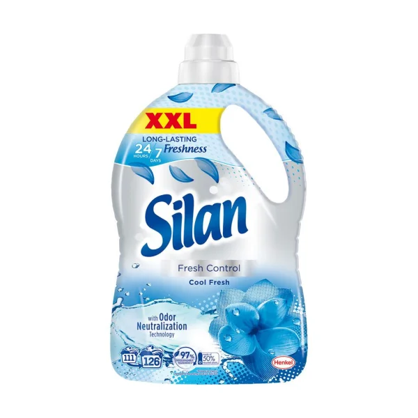 Ополіскувач білизни Кондиціонер Парфумований Silan Fresh Control Odor Neutralization Сілан Нейтралізація запахів 126прань 2772мл - 1