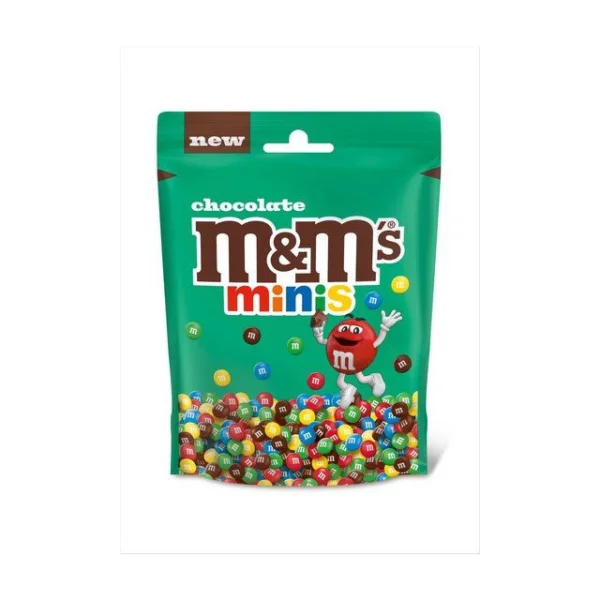 Драже шоколадне міні M&Ms Minis Chocolate ММс з різнобарвним покриттям Пакет 135г - 1