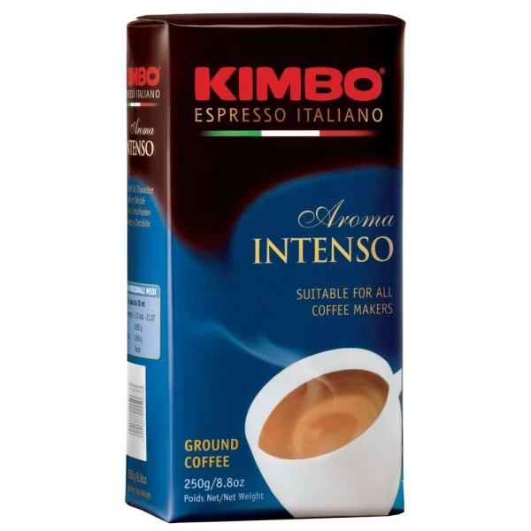 Кава мелена Kimbo Espresso Italiano Aroma Intenso Ground Coffee Кімбо еспрессо Арома купаж Арабіка та Робуста 250г - 1