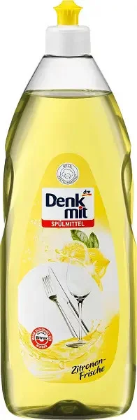 Засіб для миття посуду Denkmit spulmittel zitronen frische 1л - 1