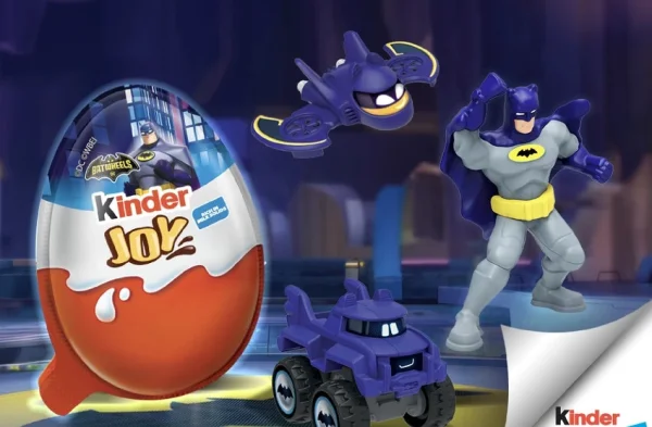 Шоколадне Яйце з Іграшкою Kinder JOY BatWheels Series Surprise Boys Кіндер Джой Бетмен БетВілс Сюрпрайз для Хлопчиків 20г - 1