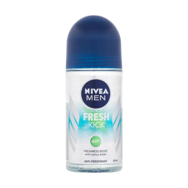 Антиперспірант Шариковий Nivea MEN Fresh Kick Freshness Boost Cactus water 48h Нівеа Посилення свіжості з соком Кактуса 50мл - 1