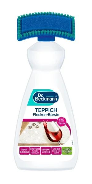 Плямовивідник з Щіткою для Килимів та Оббивки Dr.Beckmann Teppich Flecken bürste Stain Доктор Бекменн Очищувач універсальний 650мл - 1