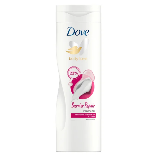 Лосьйон для Тіла Відновлюючий Dove Body Love Barrier Repair Restoring Complex Lotion Panthenol Дав Барьєр для Шкіри пантенол 400мл - 2