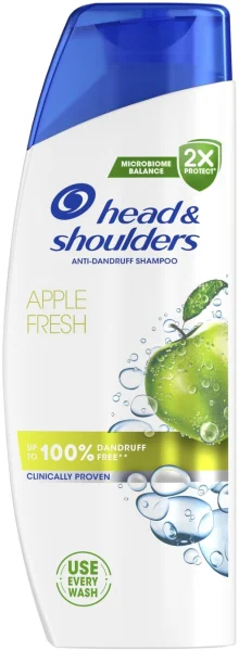 Шампунь проти Лупи Head&Shoulders Anti-Dandruff Shampoo Apple Fresh Microbiome Хедн Шолдерс для нормального волосся Яблуко 400мл - 1