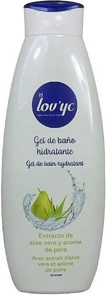 Гель для душу Lovyc Gel de Bano Hidratante Extracto de Aloe Vera aroma de Pera Ловік Алое вера та Груша 750мл - 2