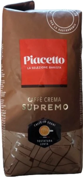 Кава в зернах Piacetto la Selezione Barista Caffe Crema Supremo in grani Піачетто Крема 100% Арабіка Селекційна 1кг - 1