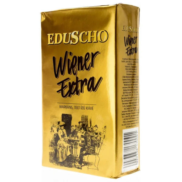 Кава мелена Eduscho Wiener Extra Ground Coffee 100% Робуста Едушо Війнер Екстра Вакуум пакет 250г - 1