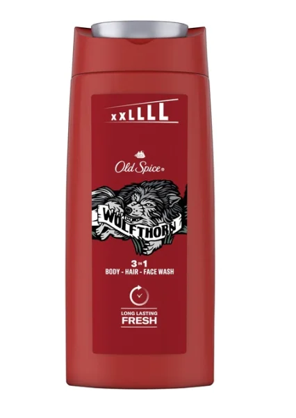 Гель для Душу Тіла та Волосся Чоловічий Old Spice Wolfthorn Long Lasting Fresh ОлдСпайс Вольфторн Довготривала свіжість 675мл - 1