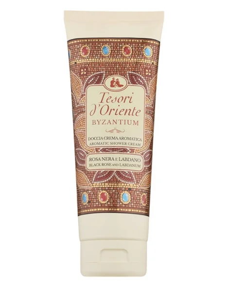 Крем для душу Ароматичний Релакс Tesori dOriente Byzantium Rosa Nera Aromatic Shower Crem Тесорі Візантія Чорна Роза Лабдан 250мл - 1