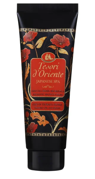 Крем для душу Ароматичний Релакс Tesori dOriente Japanese spa Tsubaki oil Peony Aromatic Shower Cream Тесорі Піонія Цубакі 250мл - 1