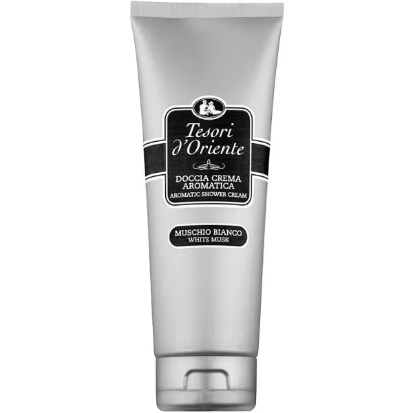 Крем для душу Ароматичний Релакс Tesori dOriente Muschio Bianco Aromatic Shower Cream Тесорі квітка Білий Мускус 250мл - 1