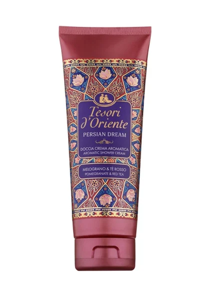 Крем для душу Ароматичний Релакс Tesori dOriente Persian Dream Aromatic Shower Cream Тесорі Персія Гранат Червоний чай 250мл - 1