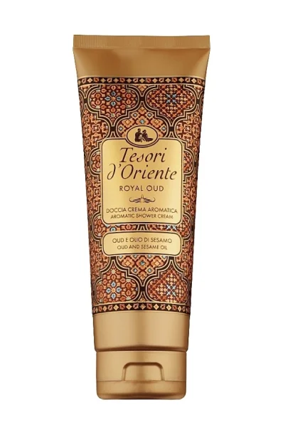 Крем для душу Ароматичний Релакс Tesori dOriente Royal Oud Sesame Aromatic Shower Cream Тесорі Королівський Уд олія Кунжута 250мл - 1
