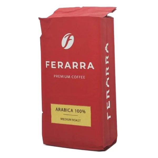Кава мелена Ferarra Arabica 100% Medium Roast Premium Coffee Ферара 100% Арабіка з ароматом Класичним Вакуум 250г - 1