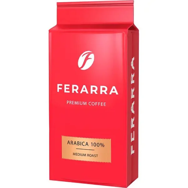 Кава мелена Ferarra Arabica 100% Medium Roast Premium Coffee Ферара 100% Арабіка з ароматом Класичним Вакуум 250г - 2