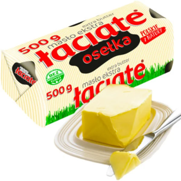 Масло вершкове Laciate Maslo Extra Oselka extra butter Ласіате Екстра 83 відсоткове коровяче 500г - 2