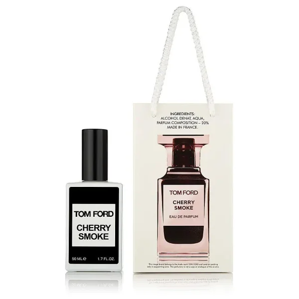 Парфумована вода Унісекс Подарунок Tom Ford Cherry Smoke Том Форд Вишневий Димок Черрі сумочка 50мл - 1