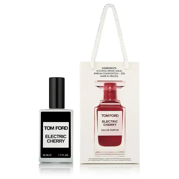 Парфумована вода Унісекс Подарунок Tom Ford Electric Cherry Том Форд Електрична Вишня Черрі сумочка 50мл - 1