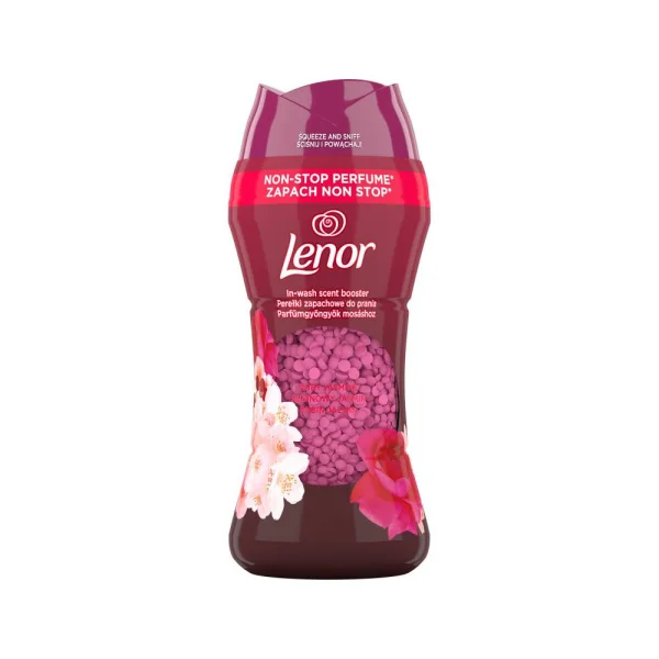 Кондиціонер для прання Парфумований Гранули Lenor Non-stop Perfume Ruby Jasmine Ленор ароматичні перлини Рубіновий Жасмін 210г - 2